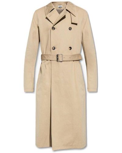 Loewe Double-breasted Trench Coat - Natural
