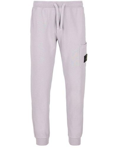 Stone Island Compass Patch Track Pants - Grey