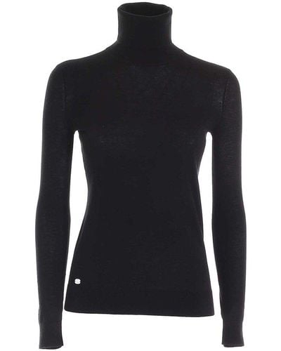 Lauren by Ralph Lauren Roll-neck Knitted Jumper - Black