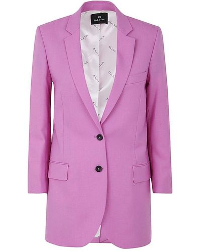 PS by Paul Smith Blazer With Two Buttons - Pink
