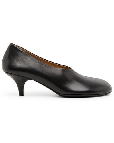 Marsèll Spilla Round-toe Slip-on Court Shoes - Brown