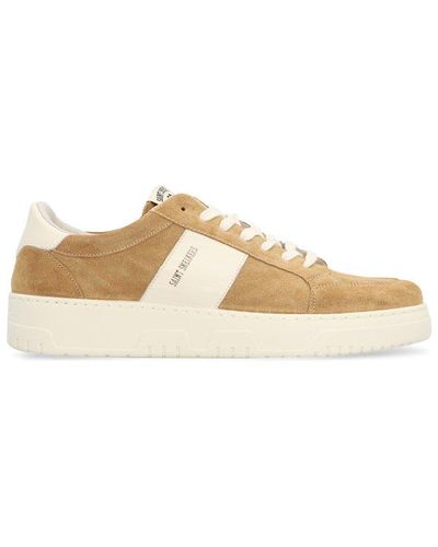 SAINT SNEAKERS Touring Low Top Trainers - Natural