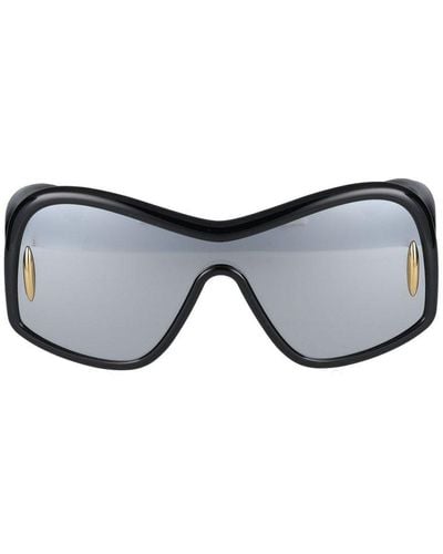 Loewe Shield Frame Sunglasses - Black