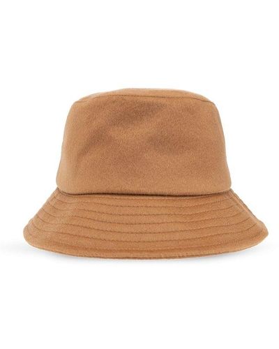 Paul Smith Wool Bucket Hat, - Natural