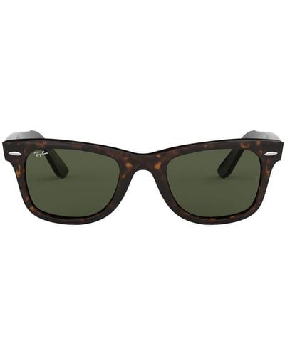 Ray-Ban Wayfarer Square Frame Sunglasses - Brown