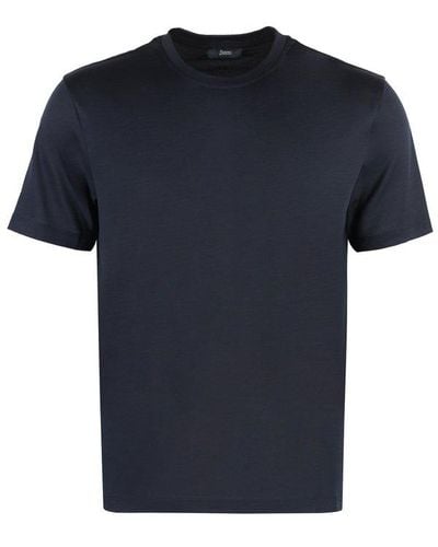 Herno Crew-neck T-shirt - Blue
