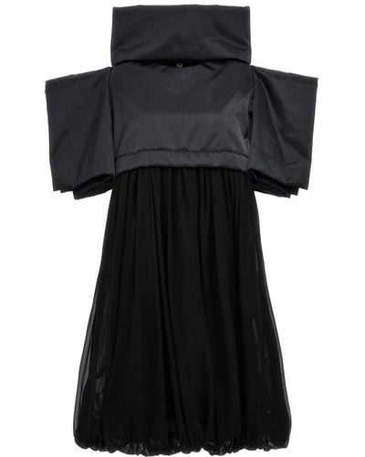 Comme des Garçons Two-material Dress Dresses - Black