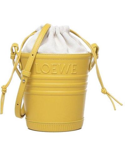 Cross body bags Loewe - Balloon small bucket bag in yellow - A686C31X019170