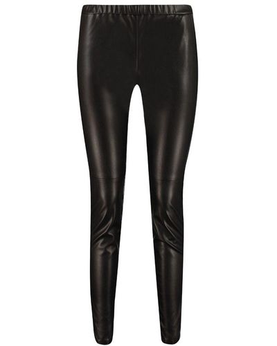 MICHAEL Michael Kors Faux Leather Pants - Black