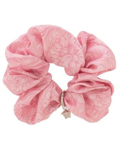 Versace Patterned Scrunchie - Pink