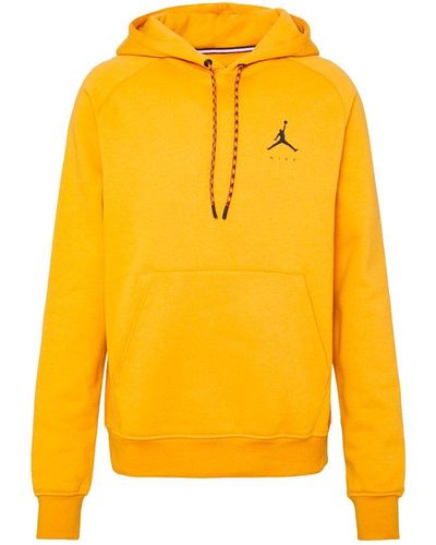 Nike Jordan Jumpman Fleece Pullover Hoodie - Yellow