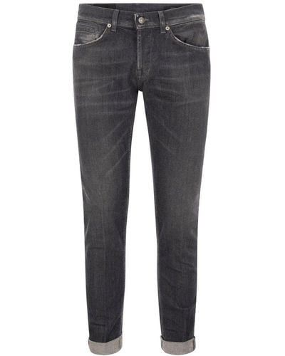 Dondup Straight-leg Slim-cut Jeans - Gray