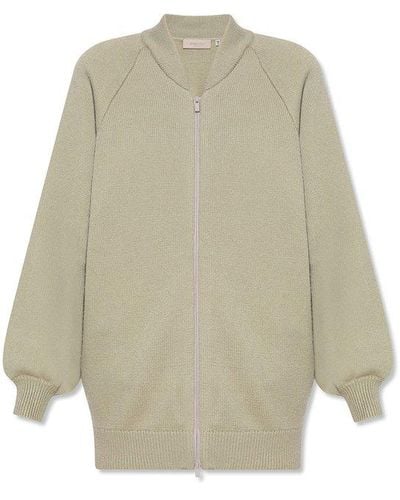 Fear Of God Cardigan With Logo - Natural