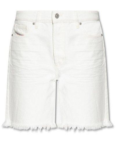 DIESEL De Amy Denim Shorts - White