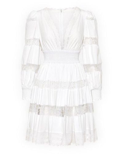 Dolce & Gabbana White Cotton Dress