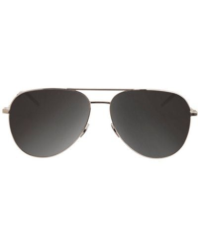 Saint Laurent Aviator Sunglasses - Metallic