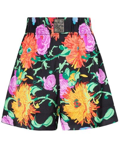Gucci X Ken Scott Print Shorts - Multicolour