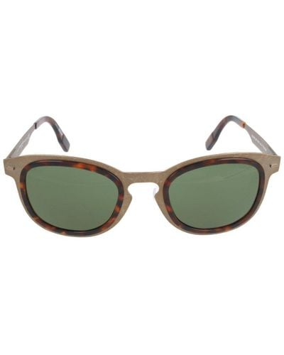 Zegna Round-frame Sunglasses - Green