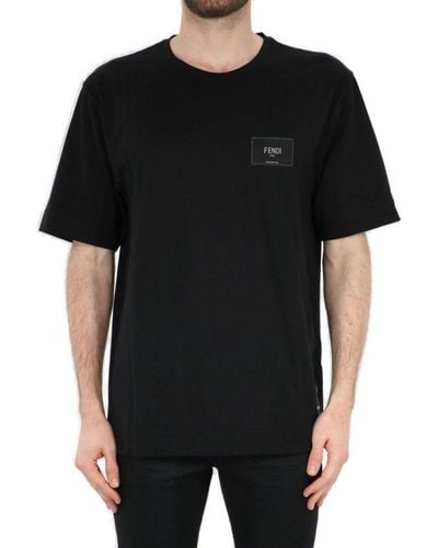 Fendi Jersey T-Shirt - Black