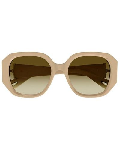 Chloé Square Frame Sunglasses - White