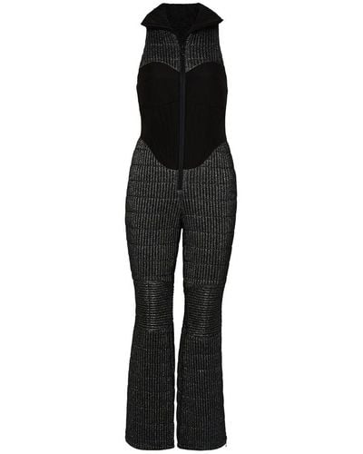 Khrisjoy Black Nylon Ski Suit Smock