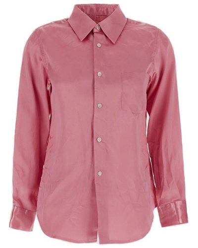 Comme des Garçons Shirt Long-sleeved Shirt - Pink