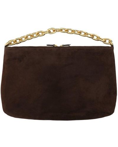 Khaite Clara Chained Handbag - Brown
