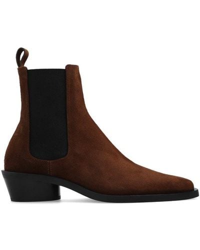 Proenza Schouler Pointed Toe Chelsea Boots - Brown
