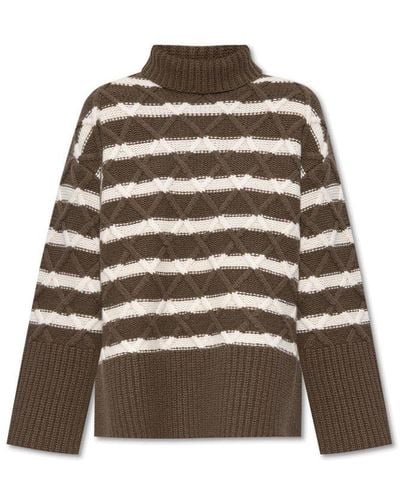 Samsøe & Samsøe 'kassandra' Turtleneck Sweater - Brown