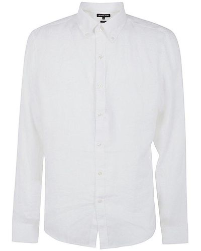 Michael Kors Ls Linen T-Shirt - White