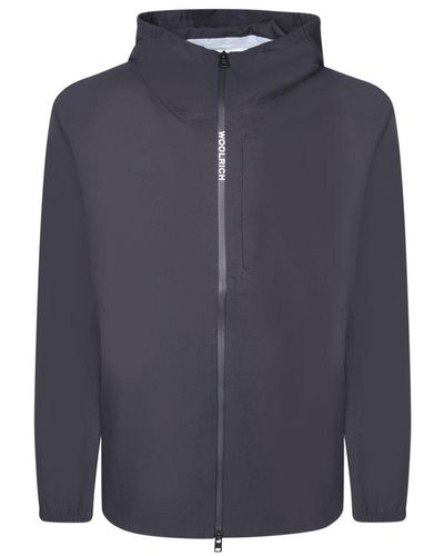 Woolrich Pacific Two Layers Zipped Jacket - Blue