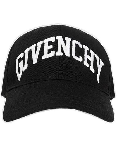 Givenchy Logo-embroidered Cotton-blend Cap - Black