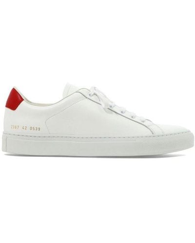 Common Projects Retro Low Leather Trainer - White
