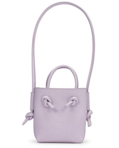 Marsèll Nodino Logo Debossed Clutch Bag - Purple