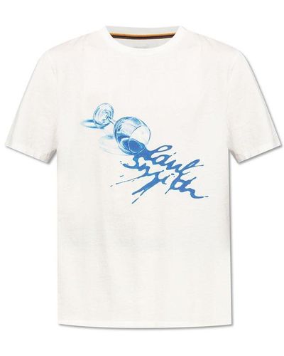 Paul Smith T-shirt With Print - White