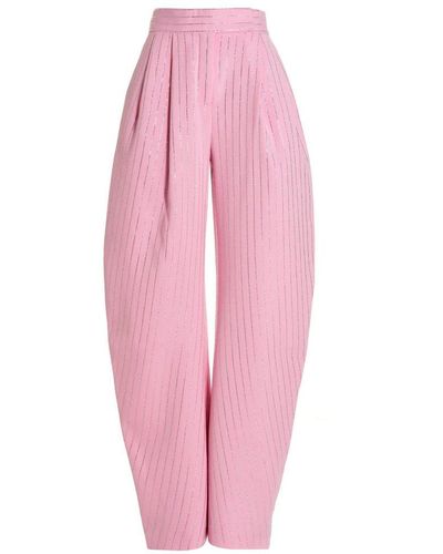 The Attico 'gary' Trousers - Pink