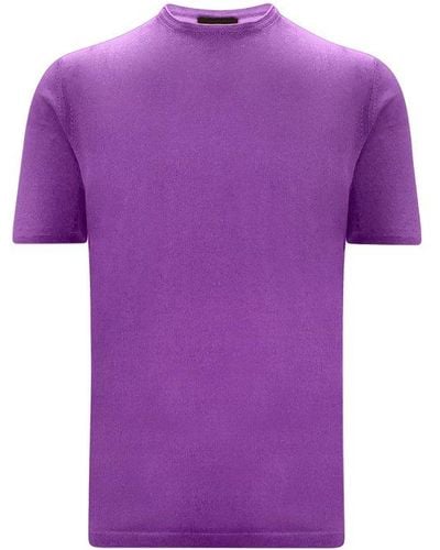 Roberto Collina Short-sleeve T-shirt - Purple