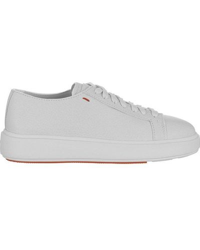 Santoni Low Top Sneakers - White