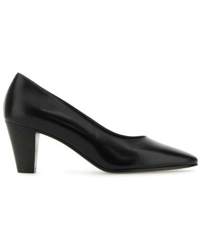 The Row Pointed Toe Court Shoes - Black