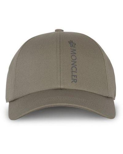 Moncler Logo Printed Baseball Cap - Gray