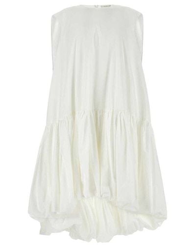 The Row Tadao Sleeveless Crewneck Dress - White