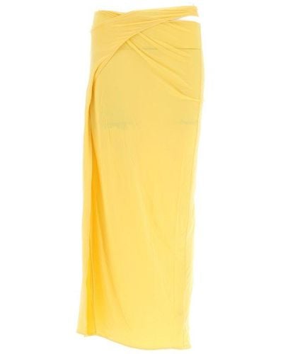Jacquemus La Jupe Espelho Skirt - Yellow