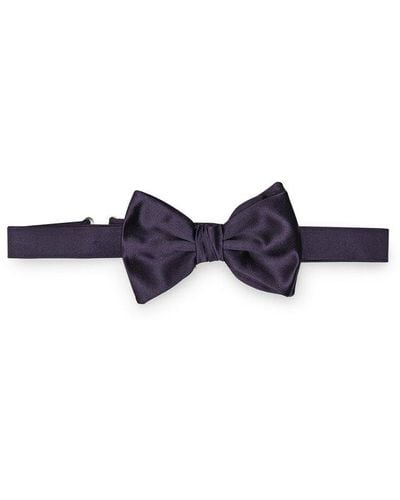 Emporio Armani Clip-fastened Bow Tie - White