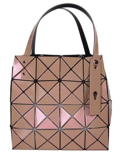 Bao Bao Issey Miyake Carat-2 Panelled Top Handle Bag - Pink
