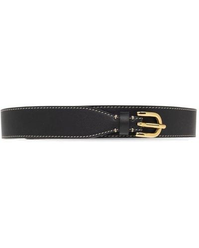 Marni Belt With Logo - Black