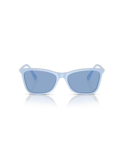 Swarovski Butterfly Frame Sunglasses - Blue
