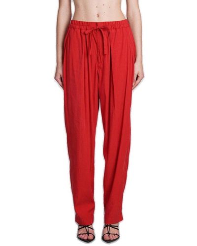Isabel Marant Hectorina Relaxed Fitting Trousers - Red
