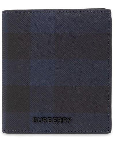 Burberry Folding Wallet - Blue