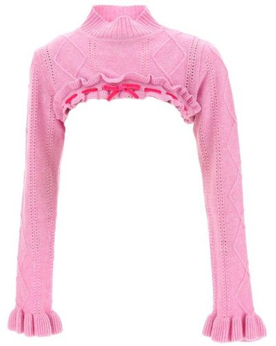 Cormio Annalisa Knitted Bolero - Pink