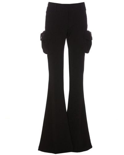 Aniye By Pocket-detailed Flared Trousers - Black